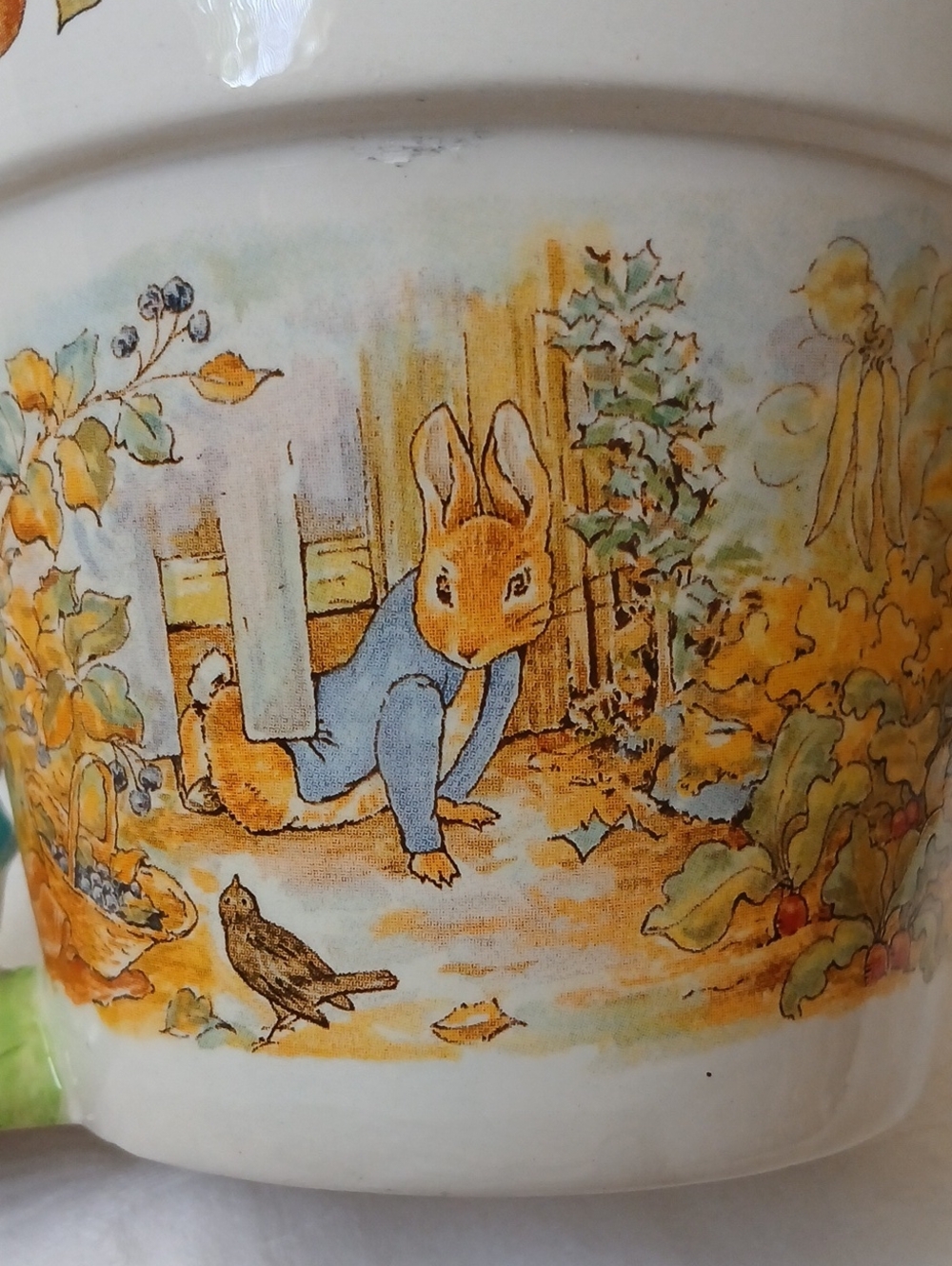 Telaflora Beatrix Potter Peter Rabbit Spring Flowerpot Ceramic Planter 1997 - Picture 3 of 10